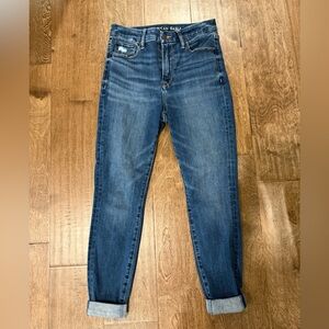 American Eagle Luxe Stretch BFF leggings blue size medium